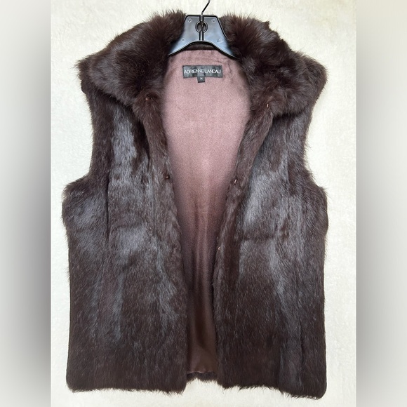 Adrienne Landau Rabbit Fur Vest - Picture 5 of 12